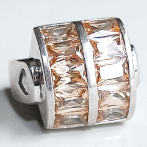 Vintage 925 Silver Yellow Tourmaline Ring Size 8 Chunky Domed Cocktail - Picture 5 of 10